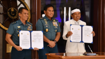 TNI AL dan Pemprov Jawa Barat Siap Bersihkan Perairan dari Sampah