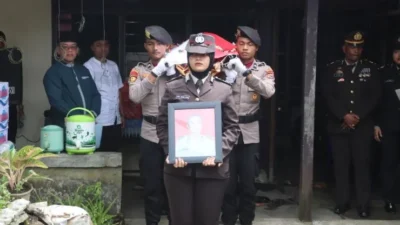 Duka Mendalam Kepolisian Yapen, Ipda Ares Suranto Gugur Usai Amankan PSU Pilkada