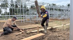 Kejar Target Sebelum Puasa, BNPB Kebut Pembangunan 711 Huntara di Lima Kecamatan Aceh Utara