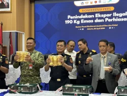 Bea Cukai Gagalkan Ekspor Ilegal 190 Kilogram Emas di Bandara Halim Jakarta